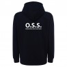 Felpa OSS personalizzata con cappuccio e zip