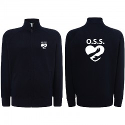 Felpa OSS personalizzata con zip
