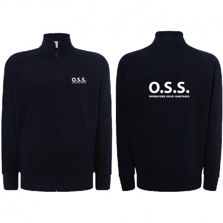 Felpa OSS personalizzata con zip