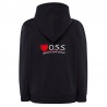 Felpa OSS donna personalizzata con cappuccio e zip