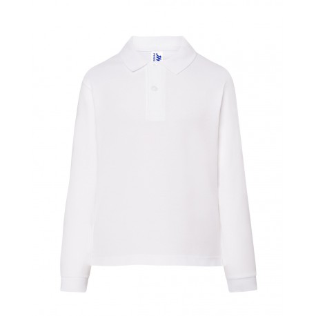 Polo Bambino Bianca Manica Lunga