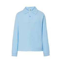 Polo Bambino Sky Blu Manica Lunga