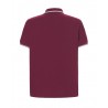 Polo Uomo regular Contrast bordeaux/bianca