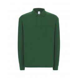 Polo Uomo Regular Manica Lunga Bottle Green