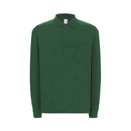 Polo Uomo Regular Manica Lunga Bottle Green