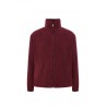 Fleece Polar Burgundy with Zip JHK