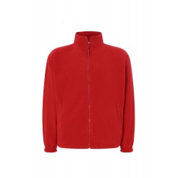 Fleece Polar Red with Zip JHK