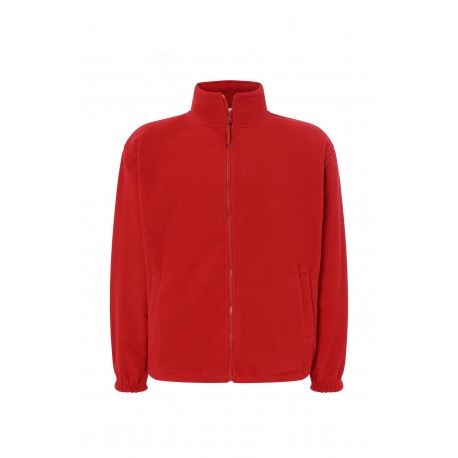 Pile Polar Uomo Rosso con Zip JHK