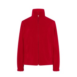 Fleece Lady Polar Red with Zip JHK