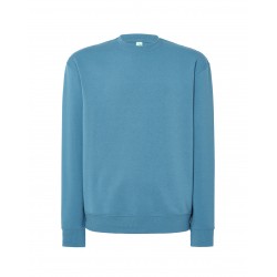 Felpa Unisex Girocollo Blu Petrolio