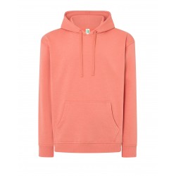 Felpa Cappuccio Corallo JHK
