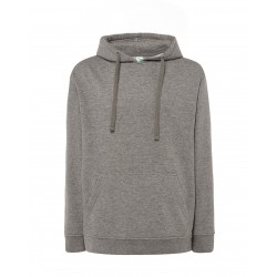 Sweater Hood Grey Melange JHK