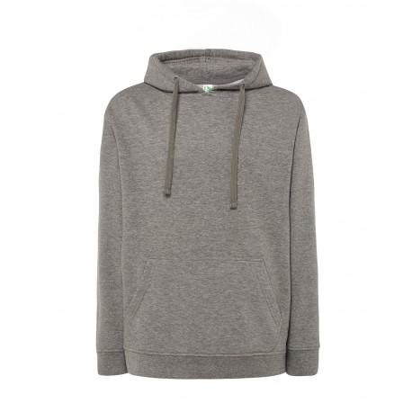 Sweater Hood Grey Melange JHK