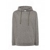 Sweater Hood Grey Melange JHK