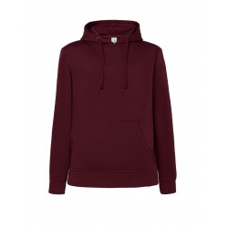 Felpa Donna Cappuccio Bordeaux JHK
