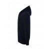 FELPA CAPPUCCIO ZIP LEGGERA BLU NAVY