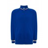 Felpa Zip Collo Alto Blu Royal Italy JHK