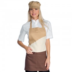 GREMBIULE LOLLIPOP BICOLORE - Cacao + Biscotto