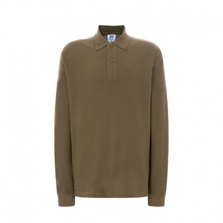 Polo Uomo regular manica lunga Kakhi