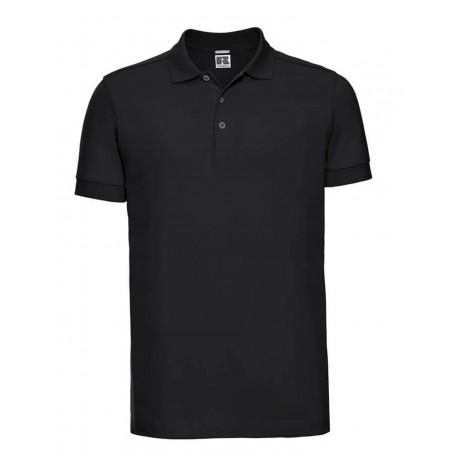 Polo Uomo Stretch Nera Russell