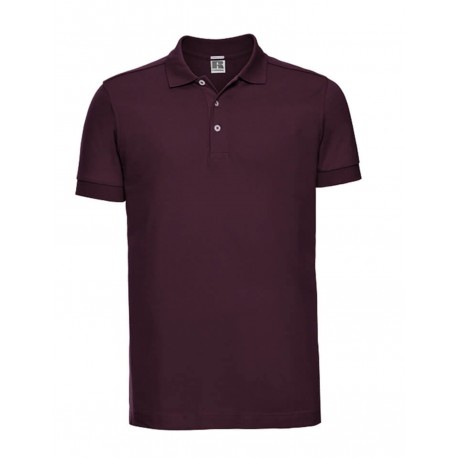 Polo Uomo Stretch Bordeaux Russell