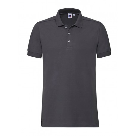 Polo Uomo Stretch Grigio Russell