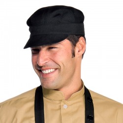 Cappello cameriere sam nero pol/cot