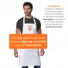 Nuovo GREMBIULE MASTERCHEF Bianco SIGGI