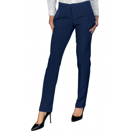 Pantalone Capri Blu 96% Poliestere 4% Spandex ISACCO 024112