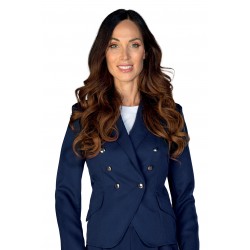 Jacke Sofia blau 100 % Polyester ISACCO 027202