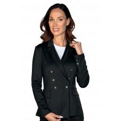 Jacket Vilnius Jersey Milano Black 96% Polyester 4% Spandex ISACCO 027391