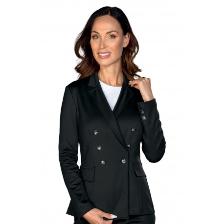 Giacca Vilnius Jersey Milano Nero 96% Poliestere 4% Spandex ISACCO 027391