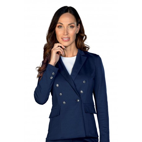 Giacca Vilnius Jersey Milano Blu 96% Poliestere 4% Spandex ISACCO 027392