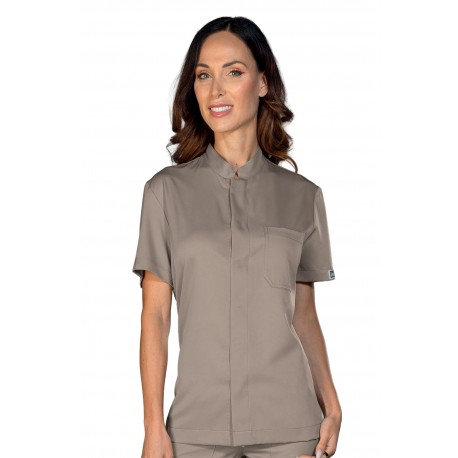 Kasack Unisex Silon Tecnostretch taubengrau 96% Polyester 4% Spandex ISACCO 046135