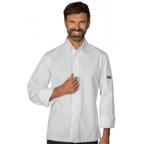 Giacca Cuoco Chicago Bianco Tg Xxxl 65% Poliestere 35% Cotone ISACCO 058600A