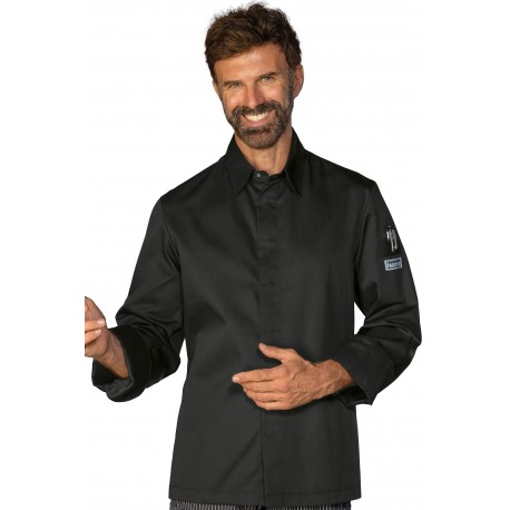 Giacca Cuoco Chicago Nero Tg Xxxl 65% Poliestere 35% Cotone ISACCO 058601A