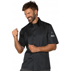 Giacca Cuoco Chicago Nero M/m Tg Xxxl 65% Poliestere 35% Cotone ISACCO 058601AM