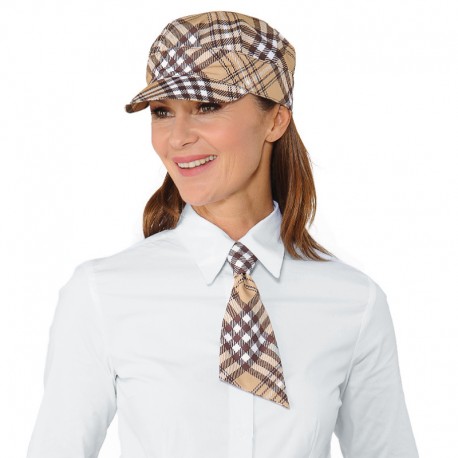 CRAVATTINO TARTAN COLOURS - Biscotto