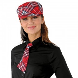 CRAVATTINO TARTAN COLOURS - Rosso