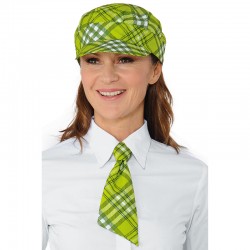 CRAVATTINO TARTAN COLOURS -Verde Mela