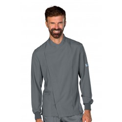 Jacket Bolton Unisex Tecnostretch Grey Knitted Wrist 96% Polyester 4% Spandex ISACCO 059612P