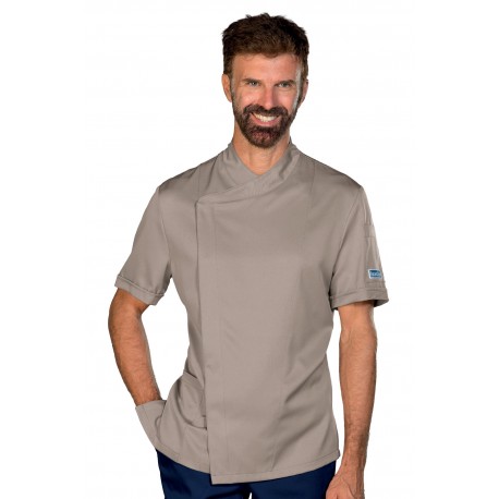 Jacket Bolton Unisex Tecnostretch Dove Grey Short Sleeve 96% Polyester 4% Spandex ISACCO 059635M