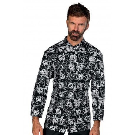 Chef Jacket Pretoria Skull 12 100 % Cotton ISACCO 059876