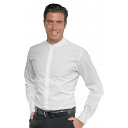Camicia Detroit Unisex Stretch Bianco Tg Xxxl 97% Cotone 3% Spandex ISACCO 061700A