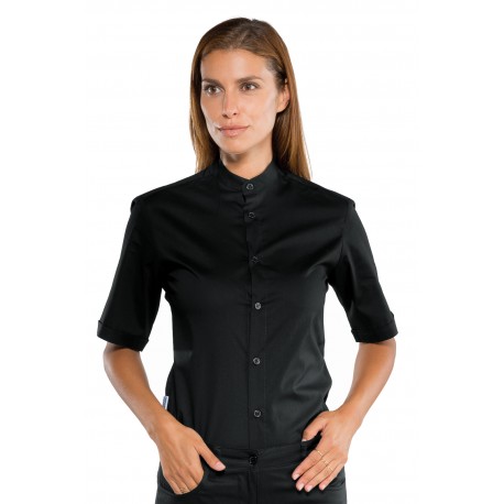 Shirt Detroit Unisex Short Sleeve Stretch Black size Xxxl 97% Cotton 3% Spandex ISACCO 061701AM