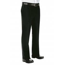 Trousers Man without pleats Black size 64 100 % Polyester ISACCO 063501B