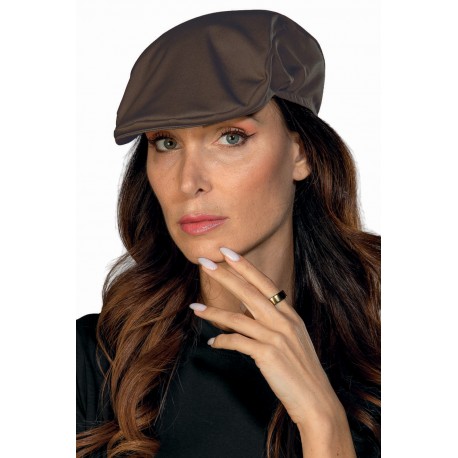 Flat Cap Cocoa 65% Polyester 35% Cotton ISACCO 080017