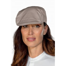 Flat Cap Dove Grey 65% Polyester 35% Cotton ISACCO 080035