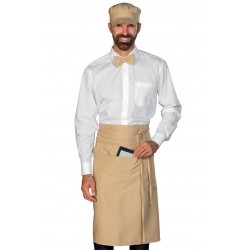 Schürze Eldorado Tablet-Halter Keksfarbe 100 % Polyester ISACCO 085315