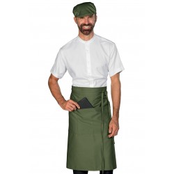 Schürze Eldorado Tablet-Halter Militär 65% Polyester 35% Baumwolle ISACCO 085334